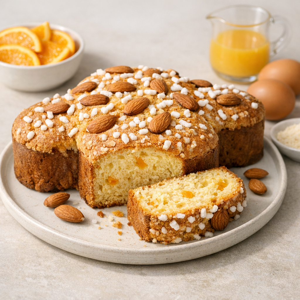 Glutenvrije colomba di Pasqua