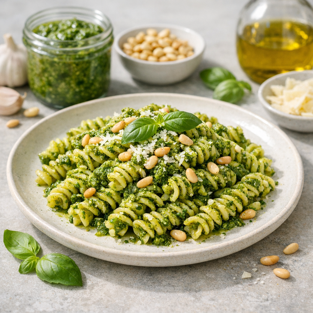 Glutenvrije pasta pesto