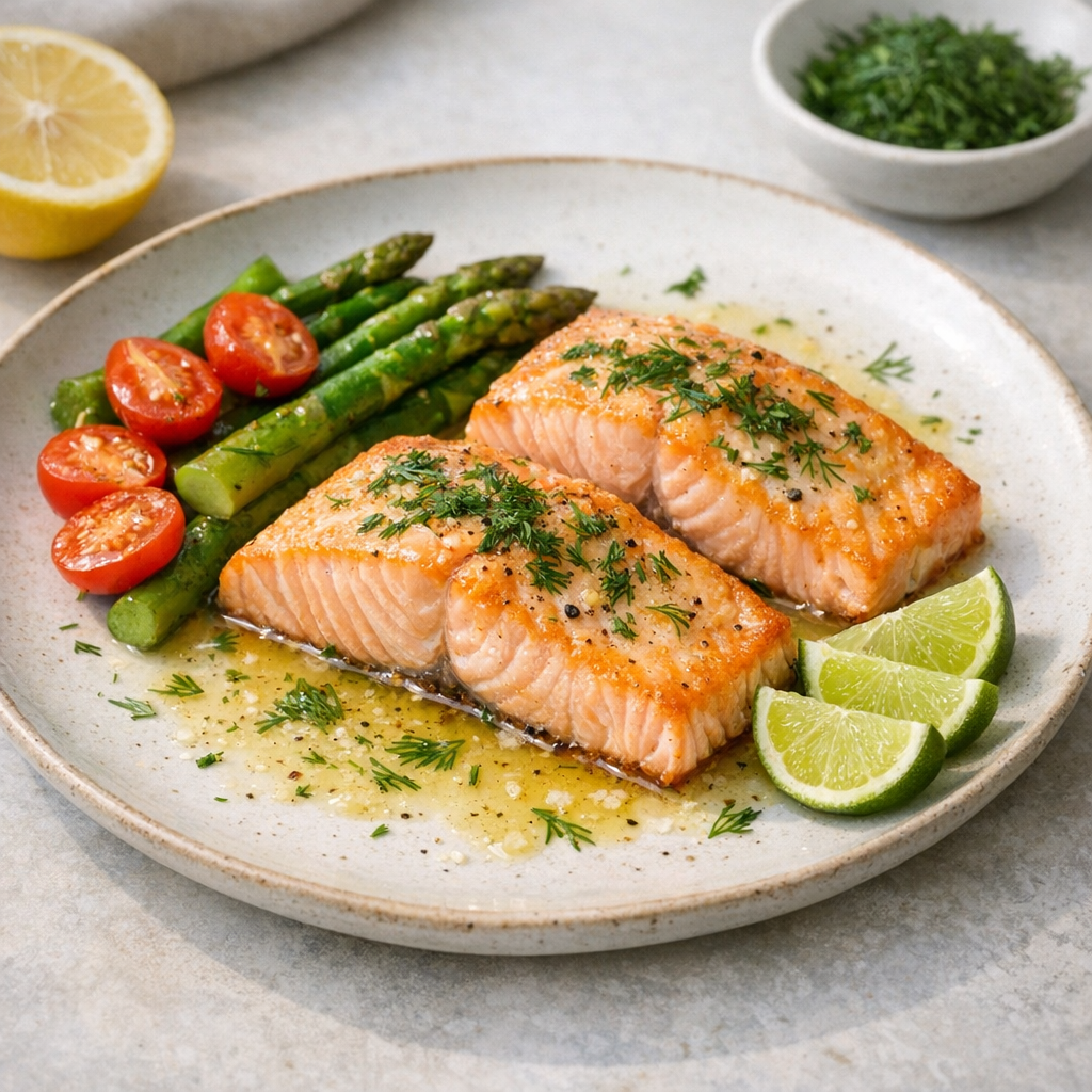 Glutenvrij zalmgerecht
